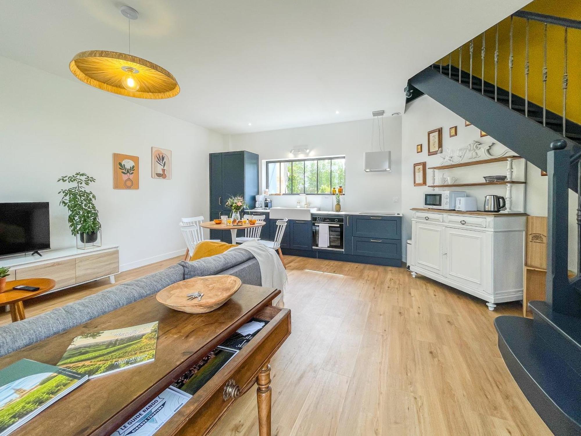 Maison Cosy Avec Vue Sur Les Vignes. Libourne Exteriör bild